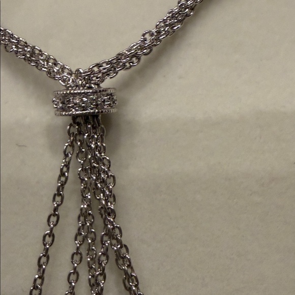 Elegant Silver and Gold Star Necklace - Picture 6 of 11